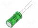 Kondenzátor  elektrolytický  bipolárny  THT  330uF  10V  Ø10x20mm