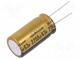 Kondenzátor  elektrolytický  THT  2200uF  63VDC  Ø18x35,5mm  ±20%