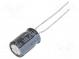 Kondenzátor  elektrolytický  THT  100uF  50VDC  Ø8x11,5mm  ±20%