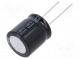Kondenzátor  elektrolytický  THT  1000uF  50VDC  Ø18x20mm  ±20%