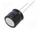 Kondenzátor  elektrolytický  THT  470uF  50VDC  Ø16x15mm  ±20%