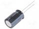 Kondenzátor  elektrolytický  THT  820uF  100VDC  Ø18x35,5mm  ±20%