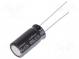 Kondenzátor  elektrolytický  THT  1000uF  6,3VDC  Ø10x20mm  ±20%