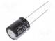 Kondenzátor  elektrolytický  THT  470uF  6,3VDC  Ø10x12,5mm  ±20%
