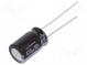 Kondenzátor  elektrolytický  THT  470uF  10VDC  Ø10x16mm  ±20%