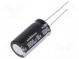 Kondenzátor  elektrolytický  THT  1000uF  16VDC  Ø12,5x25mm  ±20%