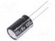 Kondenzátor  elektrolytický  THT  680uF  16VDC  Ø12,5x20mm  ±20%