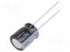 Kondenzátor  elektrolytický  THT  150uF  25VDC  Ø10x12,5mm  ±20%