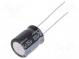 Kondenzátor  elektrolytický  THT  100uF  35VDC  Ø10x12,5mm  ±20%