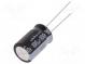 Kondenzátor  elektrolytický  THT  100uF  100VDC  Ø12,5x20mm  ±20%