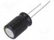 Kondenzátor  elektrolytický  THT  2200uF  16VDC  Ø12,5x20mm  ±20%