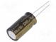 Kondenzátor  elektrolytický  THT  3300uF  16VDC  Ø12,5x25mm  ±20%