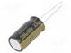 Kondenzátor  elektrolytický  THT  330uF  100VDC  Ø12,5x25mm  ±20%