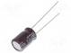 Kondenzátor  elektrolytický  THT  5,6uF  250VDC  Ø8x11,5mm  ±20%
