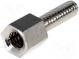 Skrutka s hlavou so závitom  UNC4-40  Dĺ.závitu  10,9mm