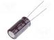 Kondenzátor  elektrolytický  low ESR  THT  1000uF  10VDC  Ø10x20mm