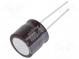 Kondenzátor  elektrolytický  low ESR  THT  1000uF  16VDC  Ø16x15mm