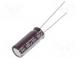 Kondenzátor  elektrolytický  low ESR  THT  100uF  50VDC  Ø8x20mm