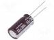 Kondenzátor  elektrolytický  THT  82uF  200VDC  Ø12,5x25mm  ±20%