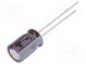 Kondenzátor  elektrolytický  low ESR  THT  100uF  25VDC  Ø8x11,5mm