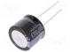 Kondenzátor  elektrolytický  THT  4700uF  10VDC  Ø18x15mm  ±20%