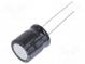 Kondenzátor  elektrolytický  THT  1000uF  25VDC  Ø12,5x15mm  ±20%