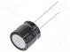 Kondenzátor  elektrolytický  THT  470uF  35VDC  Ø12,5x12,5mm  ±20%