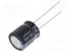 Kondenzátor  elektrolytický  THT  100uF  100VDC  Ø12,5x15mm  ±20%