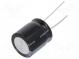Kondenzátor  elektrolytický  THT  150uF  200VDC  Ø18x25mm  ±20%