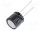 Kondenzátor  elektrolytický  THT  33uF  200VDC  Ø16x15mm  ±20%
