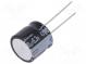 Kondenzátor  elektrolytický  THT  4700uF  6,3VDC  Ø16x15mm  ±20%