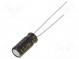 Kondenzátor  elektrolytický  THT  1000uF  10VDC  Ø10x12,5mm  ±20%