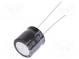Kondenzátor  elektrolytický  THT  1000uF  16VDC  Ø12,5x12,5mm