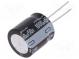 Kondenzátor  elektrolytický  THT  1000uF  50VDC  Ø18x20mm  ±20%