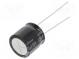 Kondenzátor  elektrolytický  THT  470uF  35VDC  Ø12,5x12,5mm  ±20%