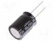 Kondenzátor  elektrolytický  THT  100uF  250VDC  Ø18x25mm  ±20%