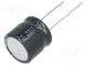 Kondenzátor  elektrolytický  THT  10uF  400VDC  Ø16x15mm  ±20%