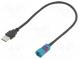 Adaptér USB/AUX  Citroën,Peugeot