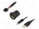 Adaptér USB/AUX  Fiat  USB A zásuvka,Jack 3,5mm 4pin zásuvka