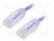 Patch cord  TX6-28™,U/UTP  6  lanko  Cu  LSZH  fialová  Dĺž  1m