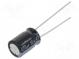 Kondenzátor  elektrolytický  THT  470uF  16VDC  Ø16x25mm  ±20%