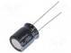 Kondenzátor  elektrolytický  THT  68uF  100VDC  Ø10x12,5mm  ±20%