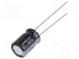Kondenzátor  elektrolytický  THT  10uF  160VDC  Ø8x11,5mm  ±20%