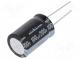 Kondenzátor  elektrolytický  THT  100uF  200VDC  Ø7,5mm  ±20%