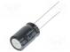 Kondenzátor  elektrolytický  THT  10uF  400VDC  Ø10x16mm  ±20%