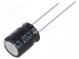 Kondenzátor  elektrolytický  THT  10uF  350VDC  Ø10x12,5mm  ±20%