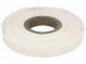 Páska  teplovodivá  W  25mm  L  10m  Thk  2mm  3W/mK  biela  akryl