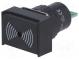 Signalizátor  zvukový  75dB  Podsv  nie je  IP40  Ø16mm  max.6mm