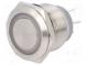 Prepínač  odolný vandalom  Polohy 2  SPDT  0,5A/220VAC  2A/36VDC