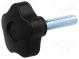 Otočný regulátor  Ø  50mm  Vonkaj.závit  M10  40mm  H  32mm